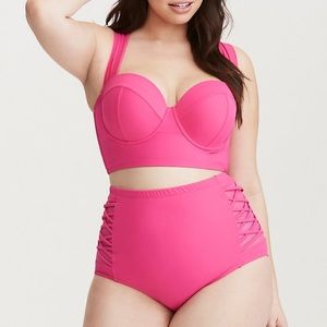 Torrid pink bikini swim